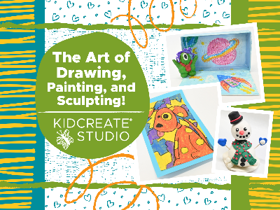 The Art of Drawing, Painting, and Sculpting! Summer Camp (4-12 Years)